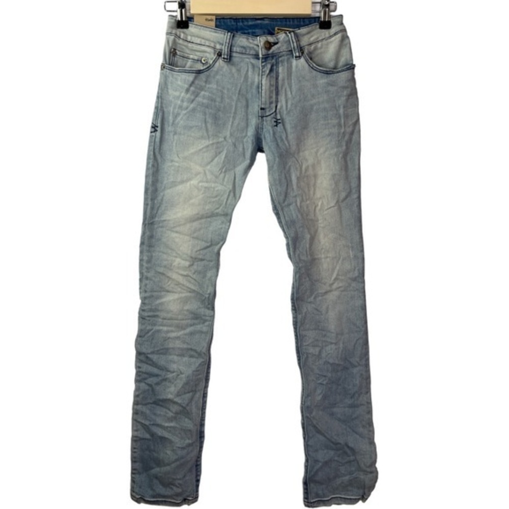 KSUBI NWT WOMEN’S THE GOLDIE DUSTED COPY MID RISE SLIM STRAIGHT JEAN SZ 25